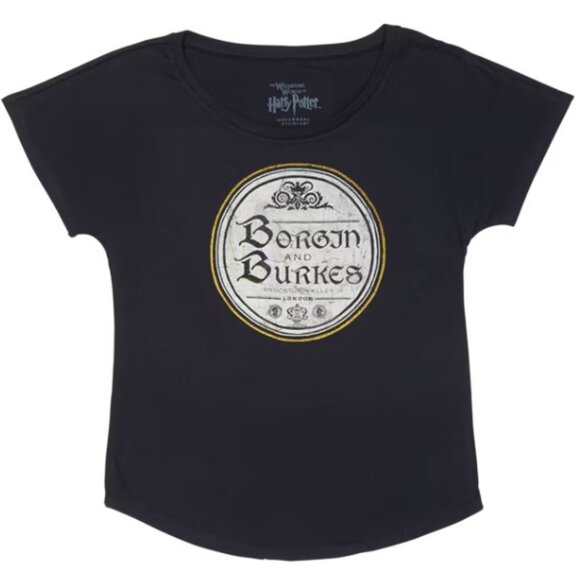 Harry Potter Borgin and Burkes spooky ladies t-shirt  Size XL - Picture 1 of 5